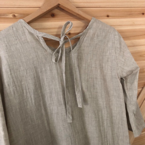 Modaspia Studio California Handmade Small Batch 100% Linen Dress XS - Picture 7 of 14